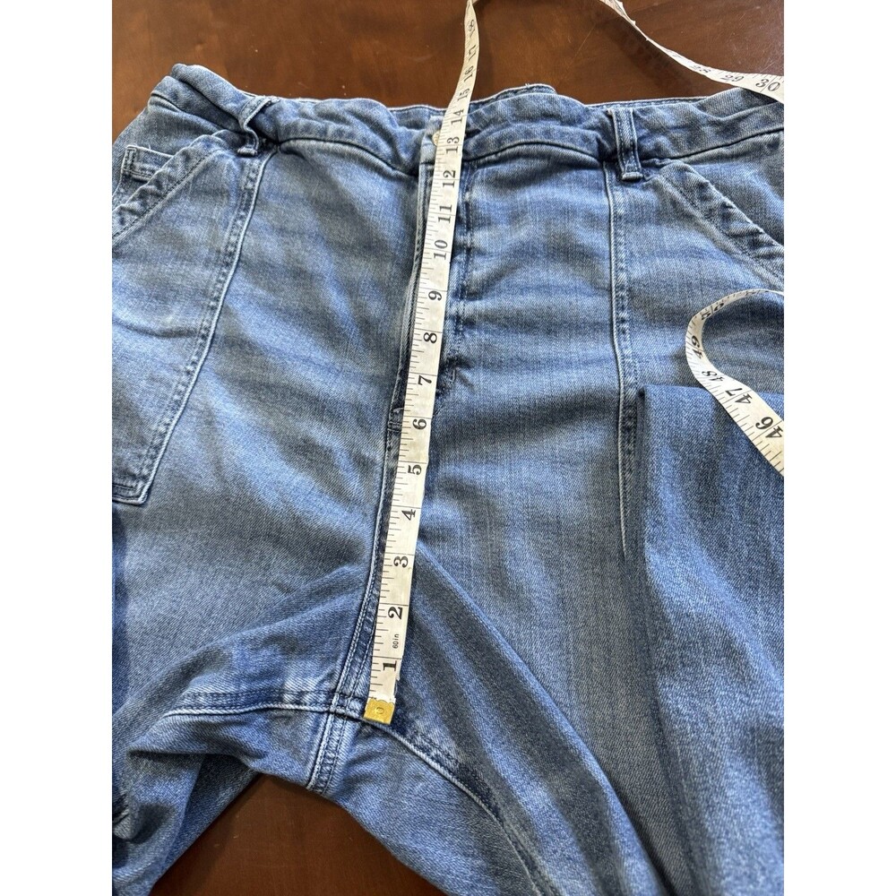 American Eagle Outfitters Light Blue Wide Leg Jeans - Picture 12 of 15